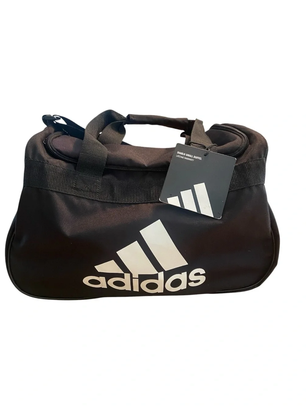 adidas Diablo Small Duffel Bag with White Logo